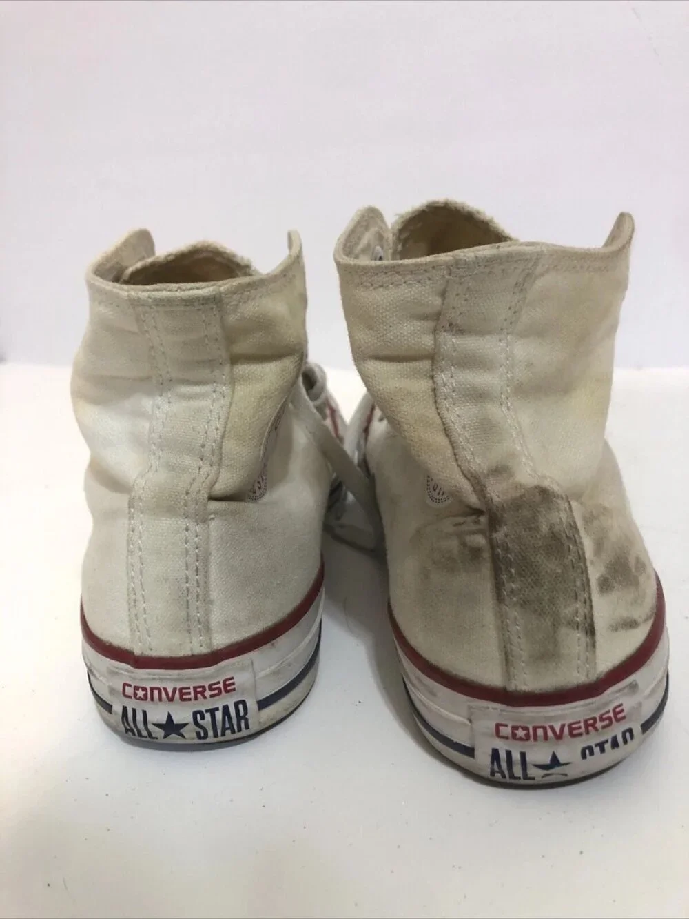 Lot of 2 Converse Chuck Taylor All Star Sneakers White & Purple M7650 Wmn Sz 7